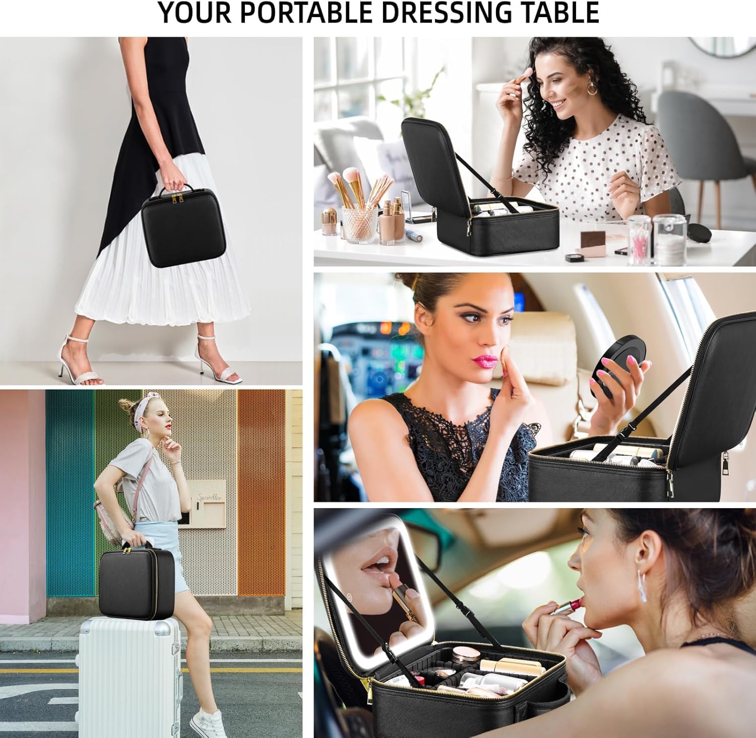 Makeup Organizer Bag for Women