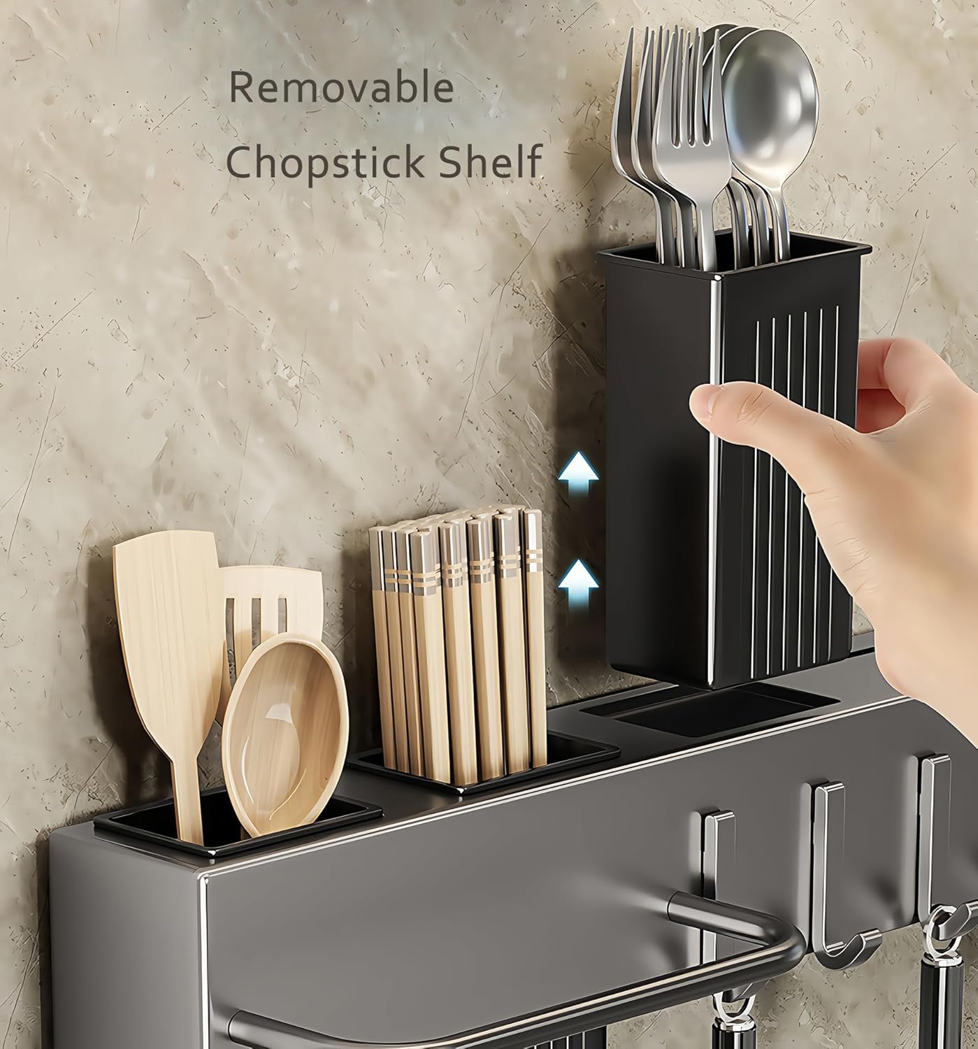 Carbon Steel Utensil Rack