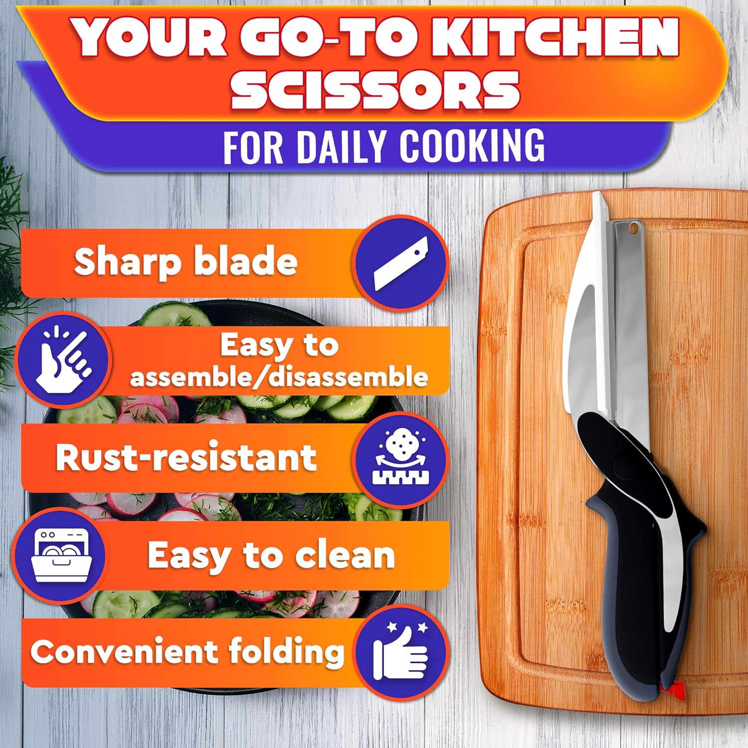 2 in 1 Kitchen Scissors