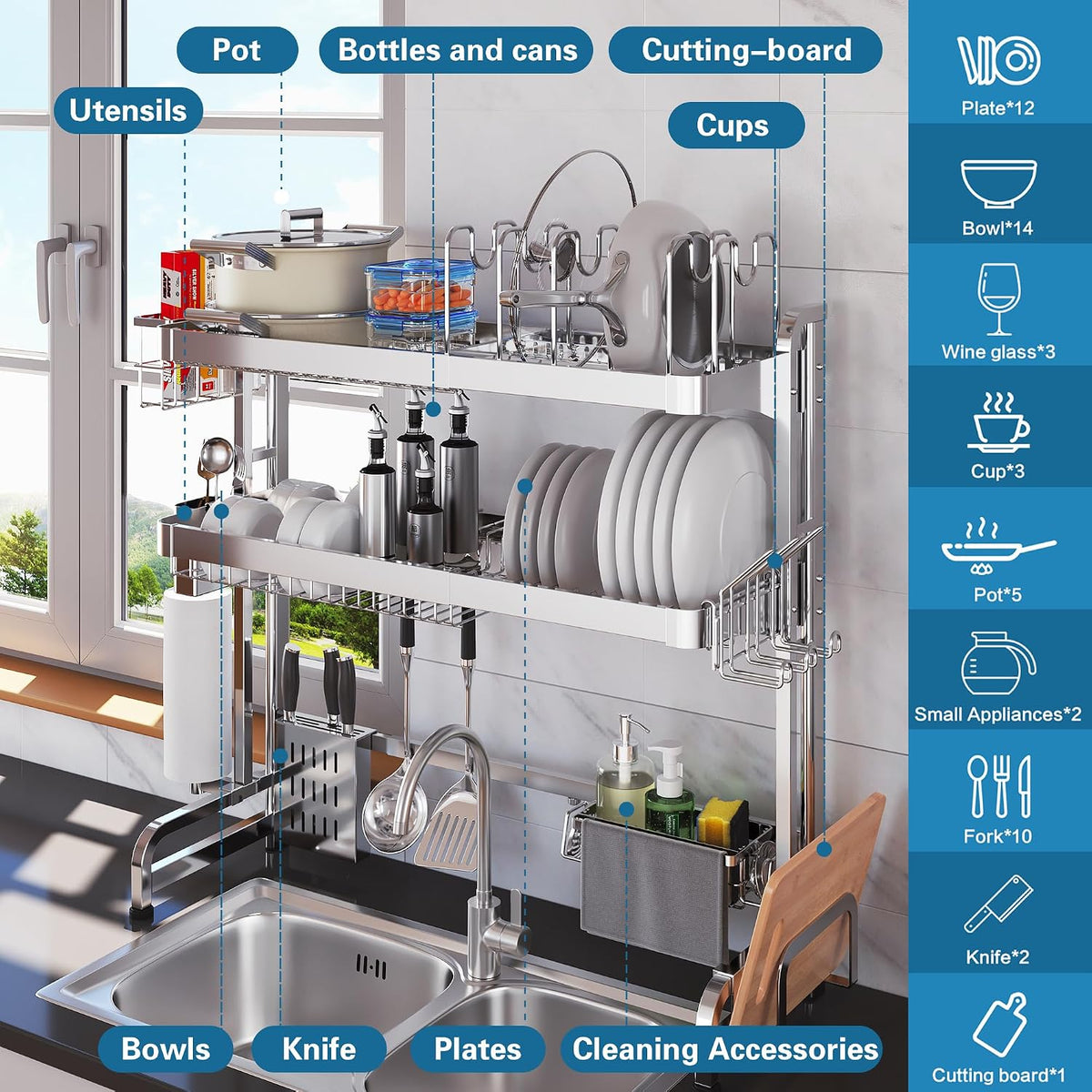 Multi-Functional Kitchen Organizer