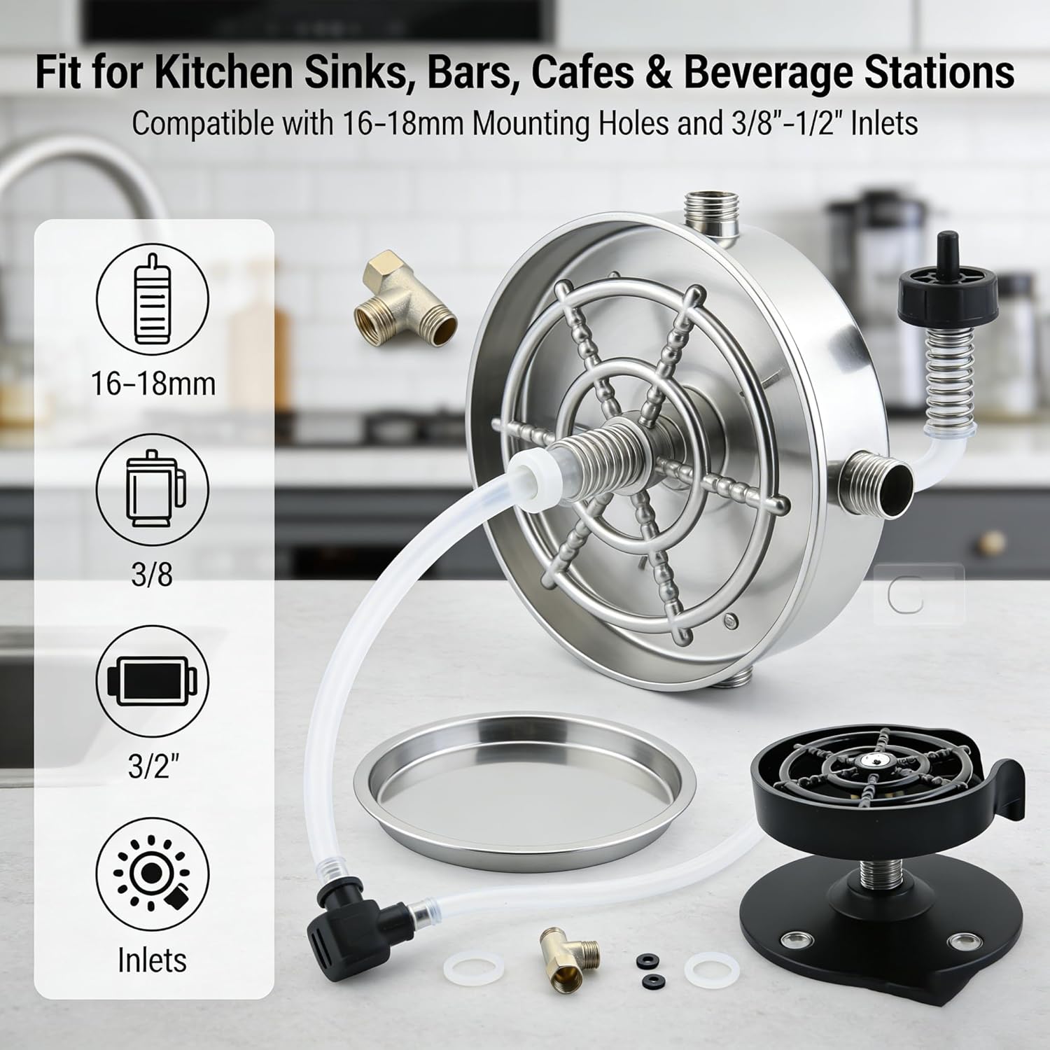 Glass Rinser for Sink