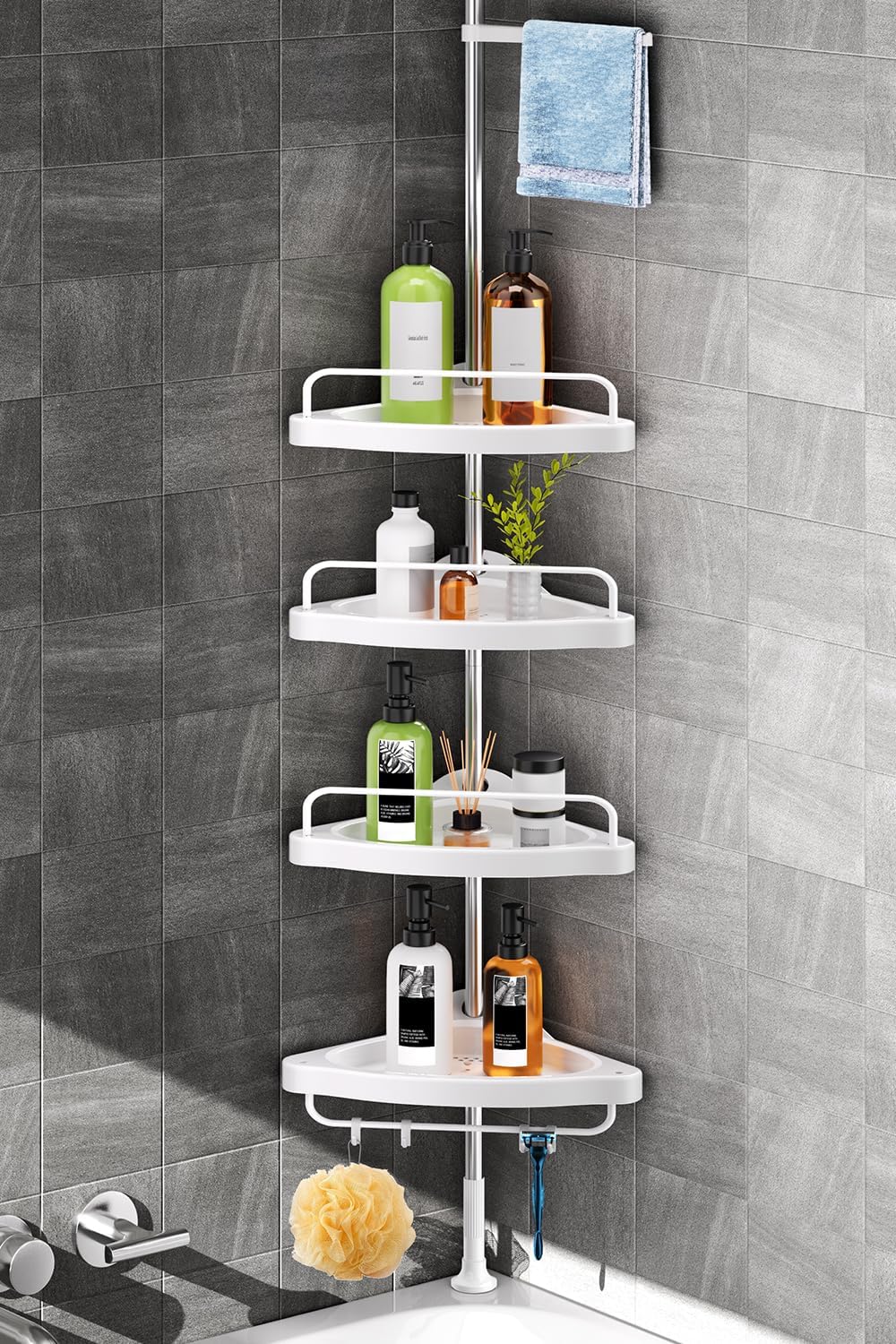 Shelf Shelves Shower Caddy Corner Organizer for Bathroom