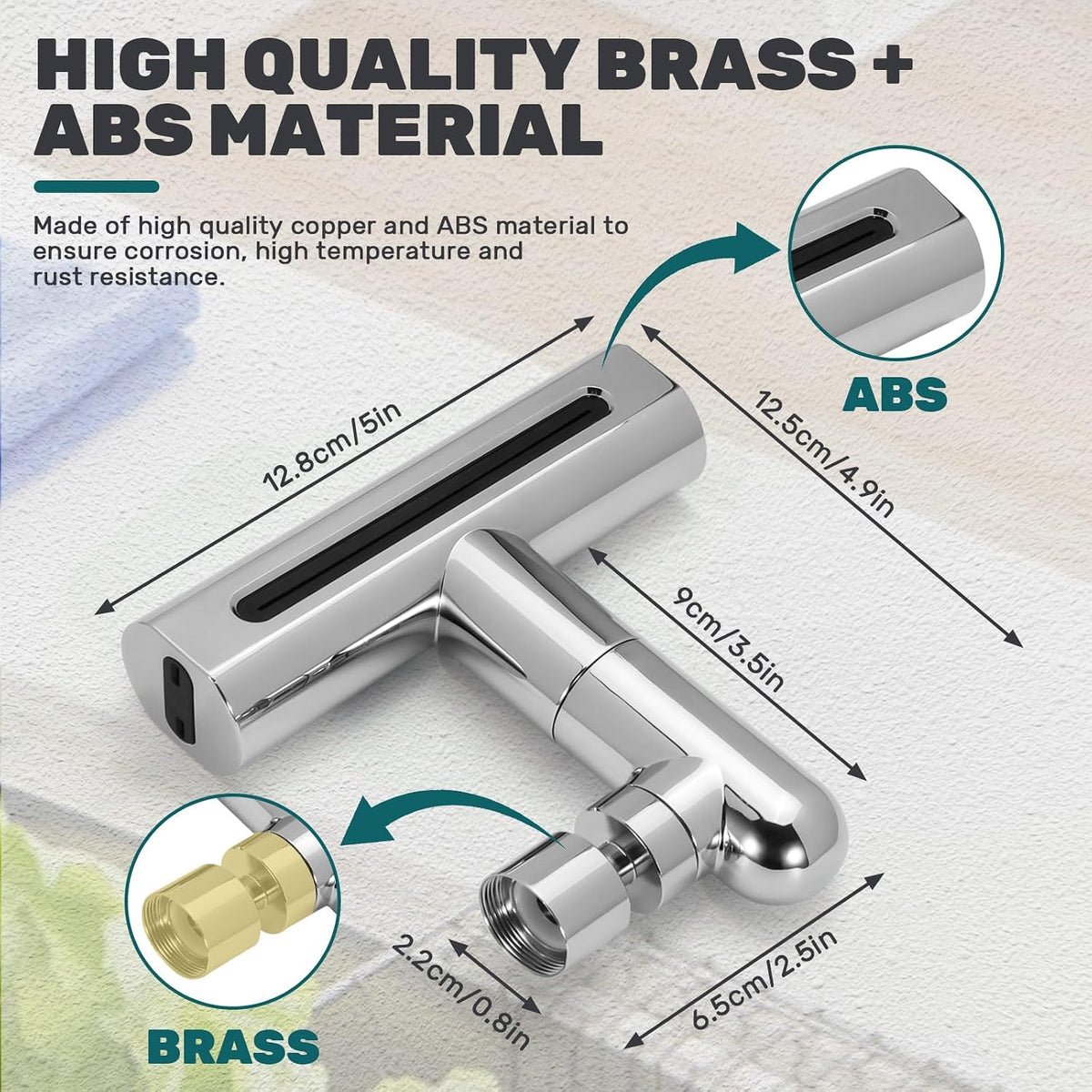4 in 1 360° Waterfall Kitchen Faucet Head