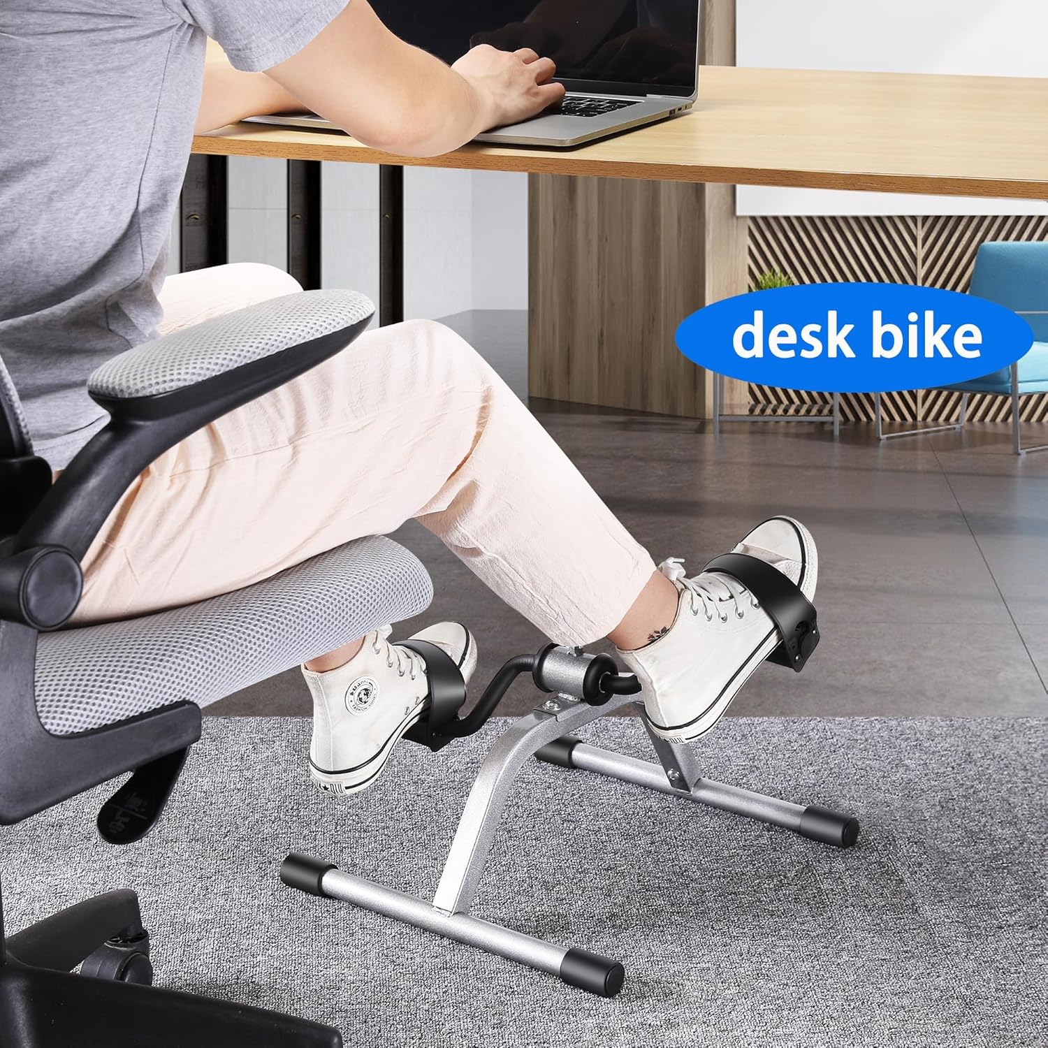 Pedal Exerciser Mini Exercise Bike for Leg and Arm