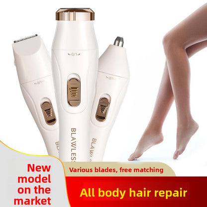 New multi-functional women's hair shaver