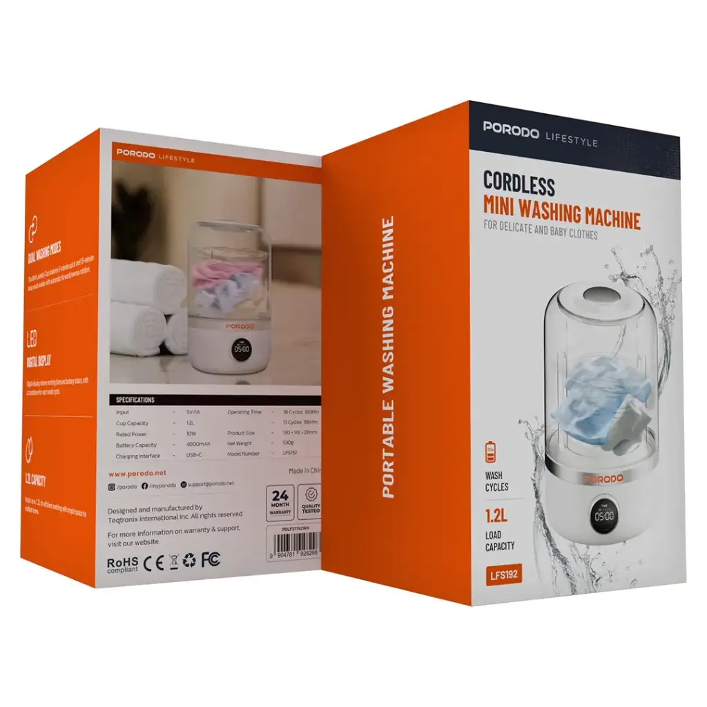 Porodo Mini Washing Machine