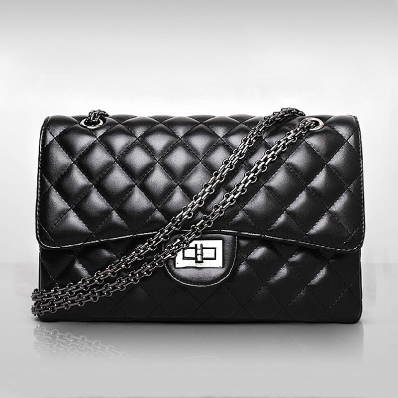 2025 New European and American Fashion Trendy Diamond Plaid Chain Bag Chanel Style Women's Bag Shoulder Crossbody Bag Women's Bag Small Bag