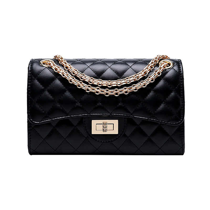 2025 New European and American Fashion Trendy Diamond Plaid Chain Bag Chanel Style Women's Bag Shoulder Crossbody Bag Women's Bag Small Bag