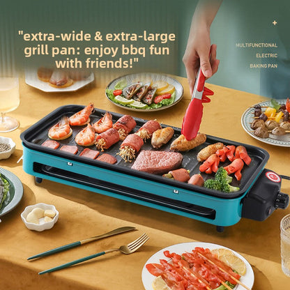 Home smokeless barbecue grill