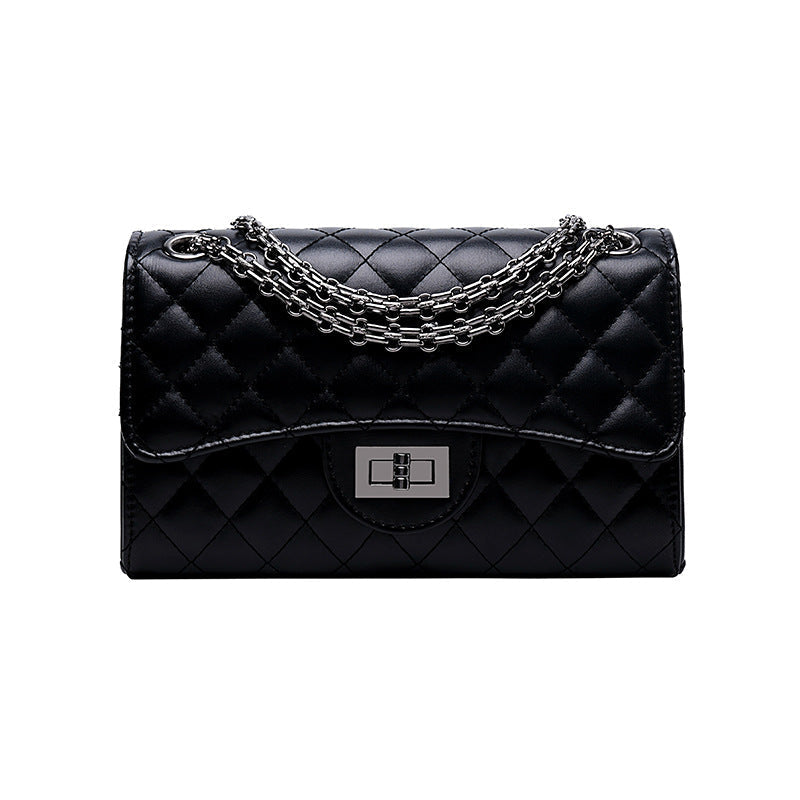 2025 New European and American Fashion Trendy Diamond Plaid Chain Bag Chanel Style Women's Bag Shoulder Crossbody Bag Women's Bag Small Bag