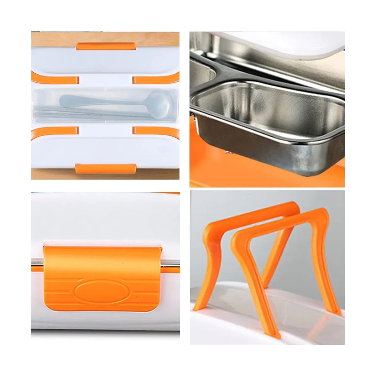 Portable Electric Lunch Box 3-layer