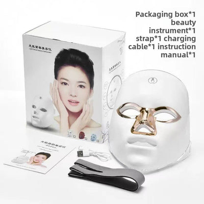 Charging facial mask device