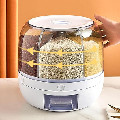 Rotating Grain & Food Storage Dispenser